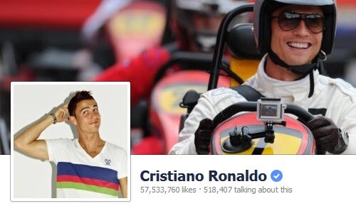 Cristiano Ronaldo Facebook verificato