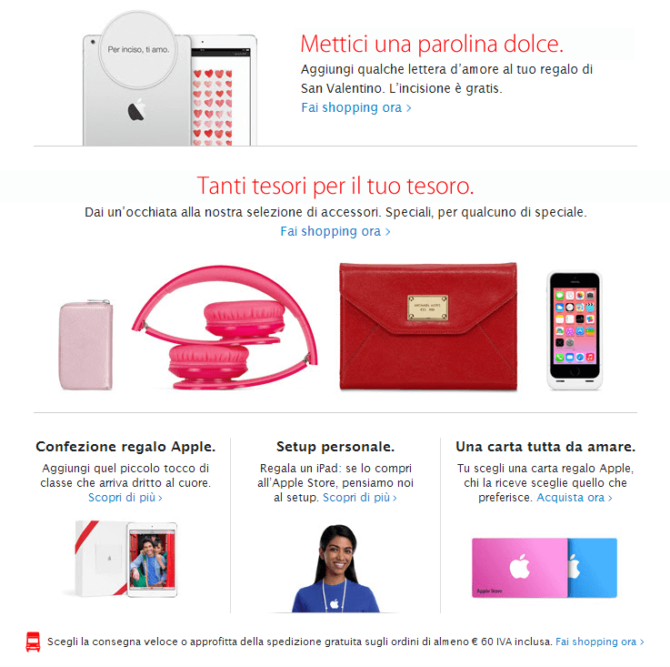 Email San Valentino